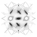 fractal electric static lightning  tattoo design idea