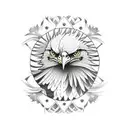 Eagle tattoo design idea