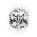 Eagle tattoo design idea