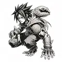 Sasuke Uchiha tattoo design idea