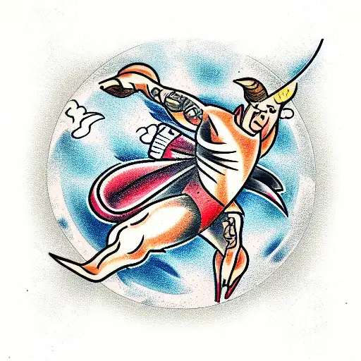 Kamikaze tattoo design idea