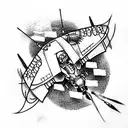 Kamikaze pilot tattoo design idea