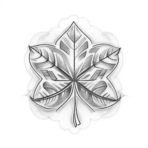 black ink tattoo art on the forearm incorporating a clover leaf, the letter L, and a baseball cap with the number 24 tattoo design idea