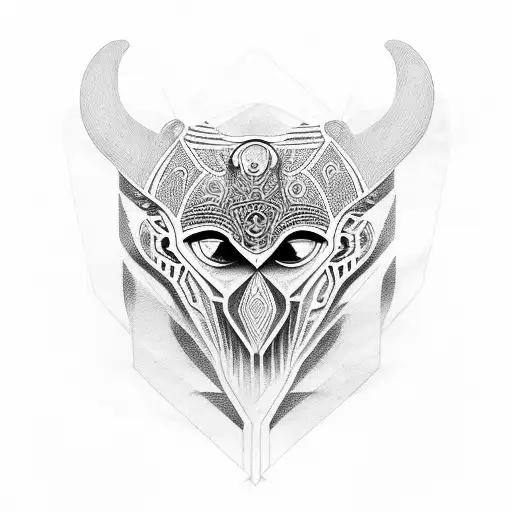 ojo de  horus tattoo design idea