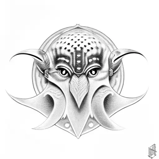 el ojo de  horus  solo  tattoo design idea