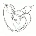 Anxiety portrayed tattoo design idea