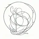 Anxiety portrayed tattoo design idea