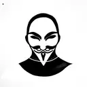 V for vendetta tattoo design idea
