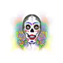 catrina tattoo design idea
