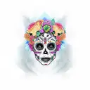 catrina tattoo design idea