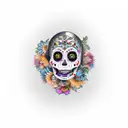 catrina tattoo design idea