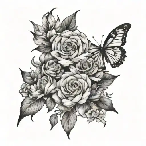 3 overlapping tattoos inspired tattoo design idea