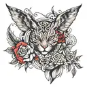 3 overlapping tattoos inspired tattoo design idea