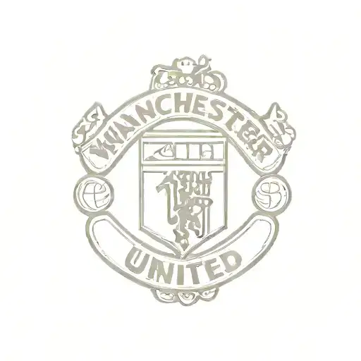 manchester united logo tattoo design idea