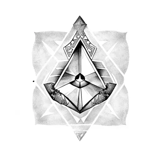 Zelda triangle of life, music, paladin, magic and mystery  tattoo design idea
