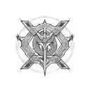 Cybernetic Sword with a dragon tattoo design idea