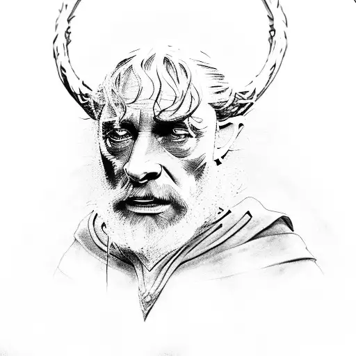 Lord of the Rings and Game of Thrones  tattoo design idea