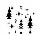 aurora tattoo design idea