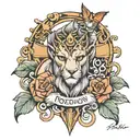 posiedon tattoo design idea