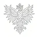 albanian double headed eagle tattoo design idea