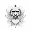 aghori tattoo design idea