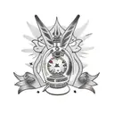 hot honey bun tattoo design idea