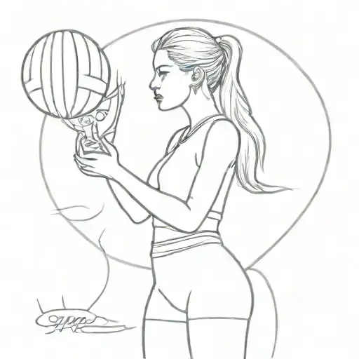 girl blonde goddess saturn freya tarots volleyball piercing tattoo  tattoo design idea