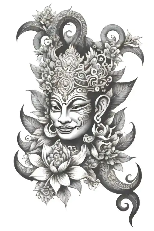 Balinese tattoo design idea