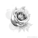 Flower tattoo design idea