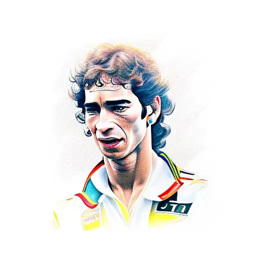 Ayrton Senna tattoo design idea
