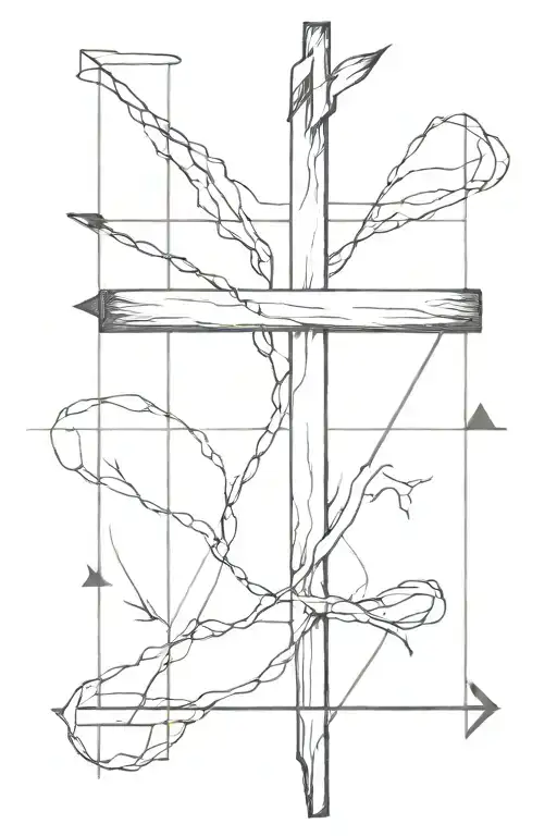 god is greater then my highs and lows on a cross   tattoo design idea