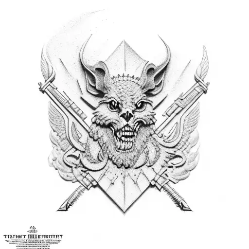 143rd us infantry regiment  tattoo design idea
