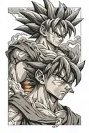 goku tattoo design idea