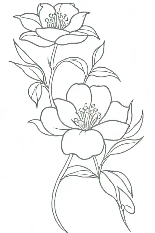 healing, self love, flower growing tattoo design idea