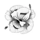 chess poppy war tattoo design idea