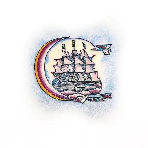 burning man tattoo design idea