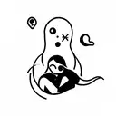 hug tattoo design idea