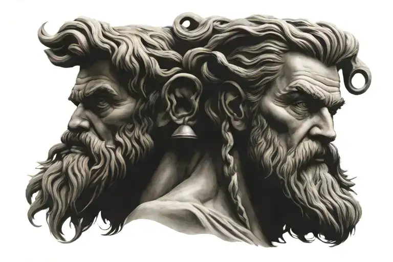 Zeus tattoo design idea