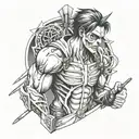 Attack on titan tattoo sleeve tattoo design tattoo design idea