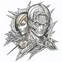 Attack on titan tattoo sleeve tattoo design tattoo design idea