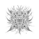 Lycoris radiata  tattoo design idea
