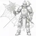  full armor of god tattoo design idea