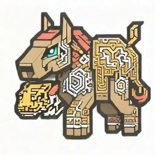 Minecraft tattoo design idea