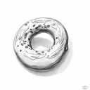 Everything bagel tattoo design idea