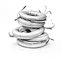 Everything bagel tattoo design idea