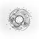 Everything bagel tattoo design idea