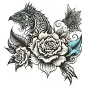 wish tattoo design idea