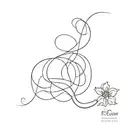 go with flow   tattoo design idea