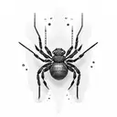 Spider tattoo design idea
