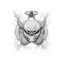 Spider tattoo design idea